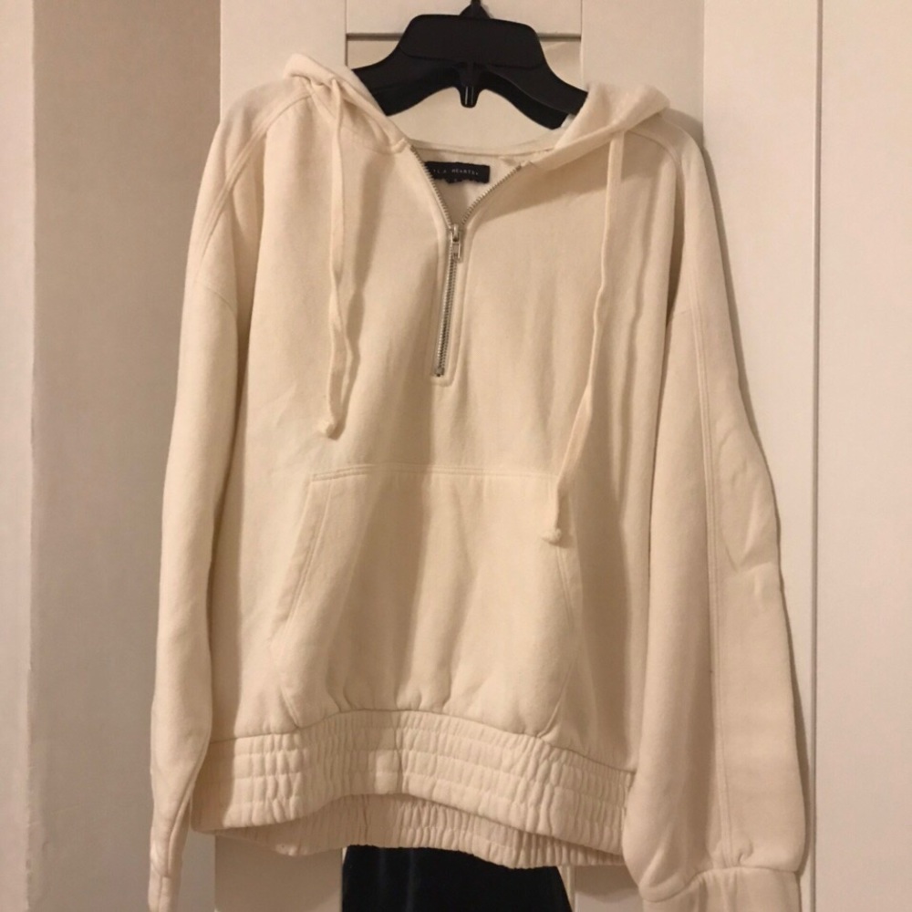 Pacsun L.A Hearts half zip hoodie